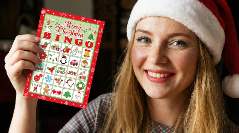 Moon Boat 40 Players Christmas Bingo Games Xmas Holiday Winter Party Supplies Favors - Image 2
